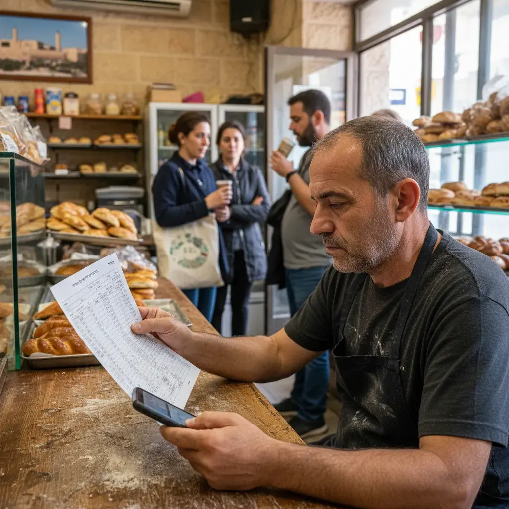 גרף ריבית יורד עם סמל שקל ומפתח — ייצוג של הורדת ריבית ופתיחת הזדמנויות לעסקים
